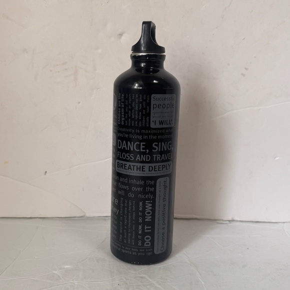 Black Motivational Water Bottle - Picture 7 of 15